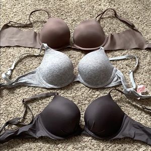 Three Victoria’s Secret Bras
